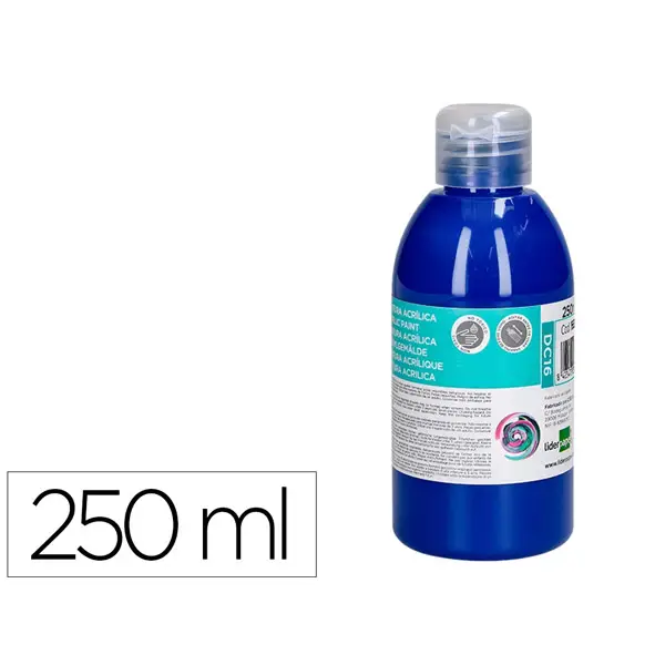 PINTURA ACRILICA LIDERPAPEL BOTE DE 250 ML AZUL ULTRAMAR DC16 166310 PINTURA ACRILICA LIDERPAPEL BOTE DE 250 ML AZUL ULTRAMAR DC16 166310