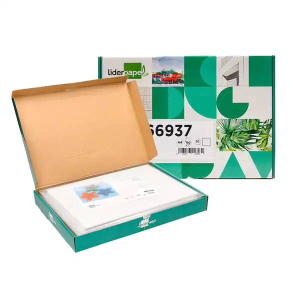 CARTULINA LIDERPAPEL A4 180G/M2 BLANCO PAQ. DE 25+5 HJ CT60 166937 CARTULINA LIDERPAPEL A4 180G/M2 BLANCO PAQ. DE 25+5 HJ CT60 166937