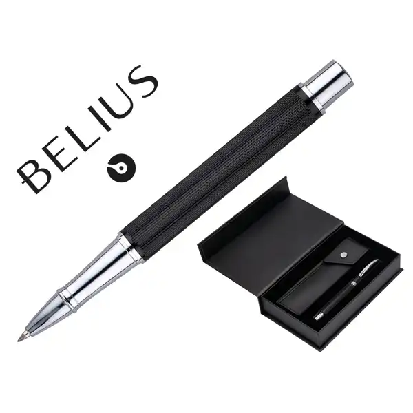 ROLLER Y ESTUCHE BELIUS TURBO ALUMINIO TEXTURA PUNTEADA NEGRO PLATEADO BB249 168833 ROLLER Y ESTUCHE BELIUS TURBO ALUMINIO TEXTURA PUNTEADA NEGRO PLATEADO BB249 168833