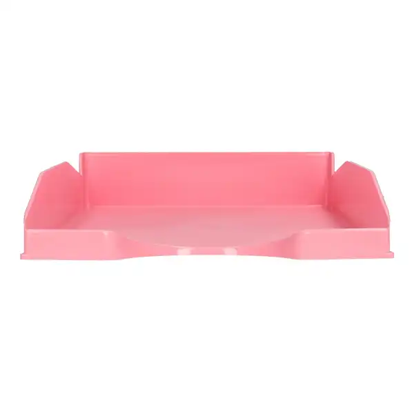 BANDEJA SOBREMESA PLASTICO Q-CONNECT ROSA PASTEL OPACO 240X70X340MM KF17161 169175 BANDEJA SOBREMESA PLASTICO Q-CONNECT ROSA PASTEL OPACO 240X70X340MM KF17161 169175