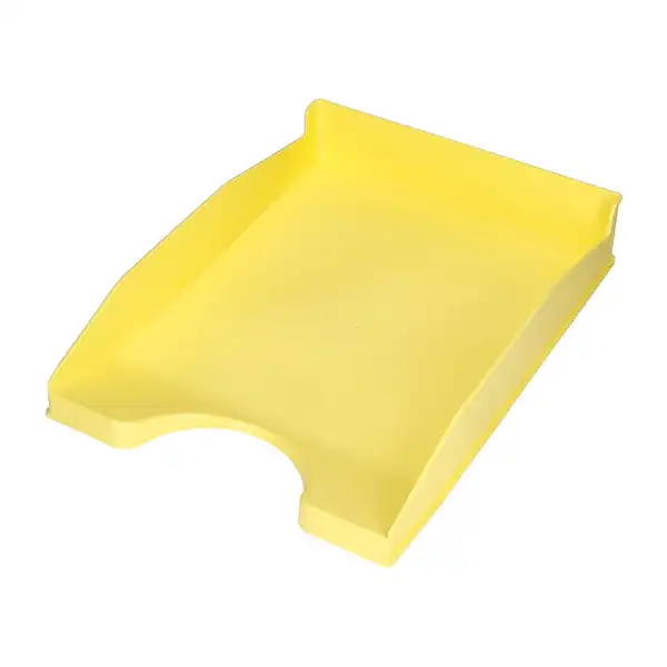 BANDEJA SOBREMESA PLASTICO Q-CONNECT AMARILLO PASTEL OPACO 240X70X340MM KF17162 169176 BANDEJA SOBREMESA PLASTICO Q-CONNECT AMARILLO PASTEL OPACO 240X70X340MM KF17162 169176