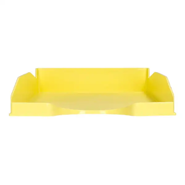 BANDEJA SOBREMESA PLASTICO Q-CONNECT AMARILLO PASTEL OPACO 240X70X340MM KF17162 169176 BANDEJA SOBREMESA PLASTICO Q-CONNECT AMARILLO PASTEL OPACO 240X70X340MM KF17162 169176