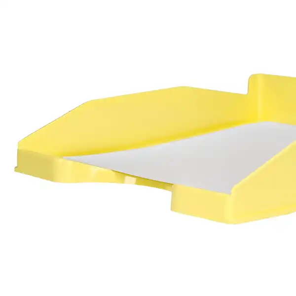 BANDEJA SOBREMESA PLASTICO Q-CONNECT AMARILLO PASTEL OPACO 240X70X340MM KF17162 169176 BANDEJA SOBREMESA PLASTICO Q-CONNECT AMARILLO PASTEL OPACO 240X70X340MM KF17162 169176