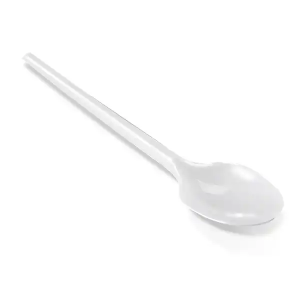CUCHARILLA DE PLASTICO BLANCO REUTILIZABLE PAQ. DE 100 UDS 10070130 169237 CUCHARILLA DE PLASTICO BLANCO REUTILIZABLE PAQ. DE 100 UDS 10070130 169237