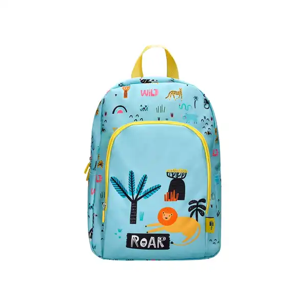 MOCHILA ESCOLAR LIDERPAPEL MULTIBOLSILLO INFANTIL SAFARI AZUL LEON ME38 169402 MOCHILA ESCOLAR LIDERPAPEL MULTIBOLSILLO INFANTIL SAFARI AZUL LEON ME38 169402