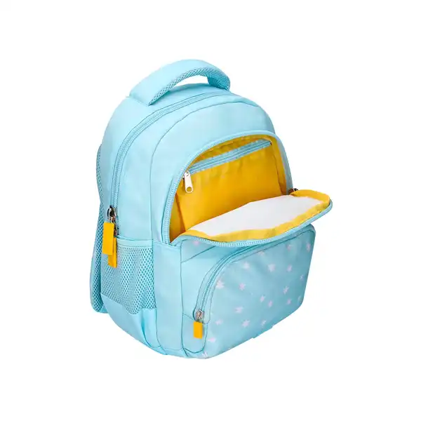 MOCHILA ESCOLAR LIDERPAPEL MULTIBOLSILLO INFANTIL AZUL FLOWERS 350X110X270 MM ME41 169405 MOCHILA ESCOLAR LIDERPAPEL MULTIBOLSILLO INFANTIL AZUL FLOWERS 350X110X270 MM ME41 169405