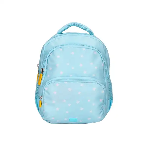 MOCHILA ESCOLAR LIDERPAPEL MULTIBOLSILLO INFANTIL AZUL FLOWERS 350X110X270 MM ME41 169405 MOCHILA ESCOLAR LIDERPAPEL MULTIBOLSILLO INFANTIL AZUL FLOWERS 350X110X270 MM ME41 169405