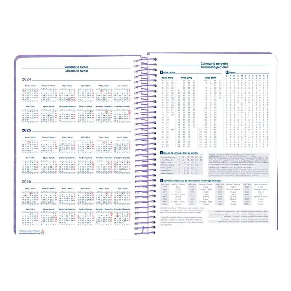 AGENDA ESPIRAL LIDERPAPEL SYROS 15X21CM DP 60GR CATALAN 170423 AGENDA ESPIRAL LIDERPAPEL SYROS 15X21CM DP 60GR CATALAN 170423