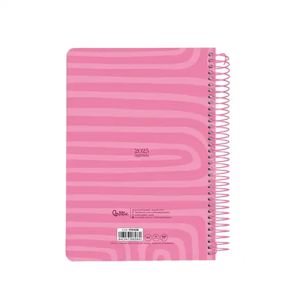 AGENDA ESPIRAL LIDERPAPEL SYROS 15X21CM DP 60GR CATALAN 170428 AGENDA ESPIRAL LIDERPAPEL SYROS 15X21CM DP 60GR CATALAN 170428