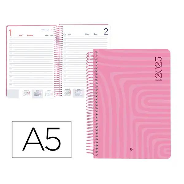 AGENDA ESPIRAL LIDERPAPEL SYROS 15X21CM DP 60GR CATALAN 170428 AGENDA ESPIRAL LIDERPAPEL SYROS 15X21CM DP 60GR CATALAN 170428