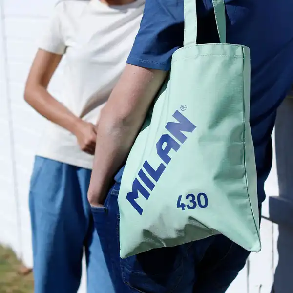 BOLSO TOTE BAG COLECCION MILAN 430 SINCE 1918 VERDE 62101SNCGR 170957 BOLSO TOTE BAG COLECCION MILAN 430 SINCE 1918 VERDE 62101SNCGR 170957