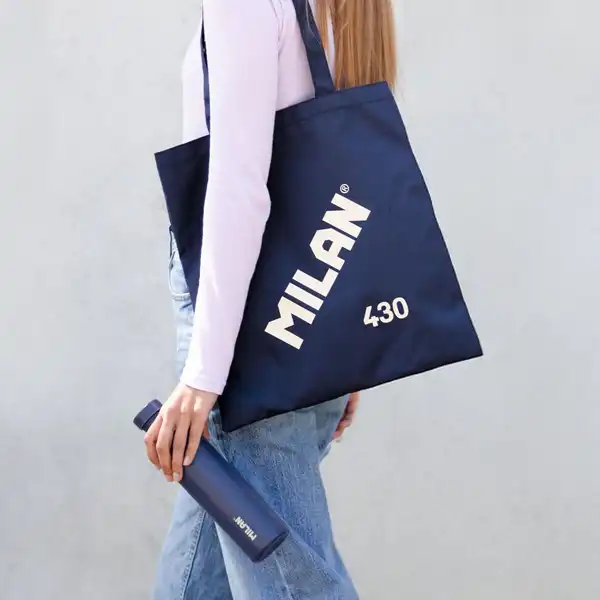 BOLSO TOTE BAG COLECCION MILAN 430 SINCE 1918 AZUL 62101SNCB 170958 BOLSO TOTE BAG COLECCION MILAN 430 SINCE 1918 AZUL 62101SNCB 170958