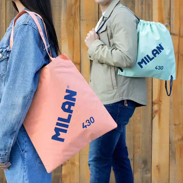 BOLSO TOTE BAG COLECCION MILAN 430 SINCE 1918 ROSA 62101SNCP 170959