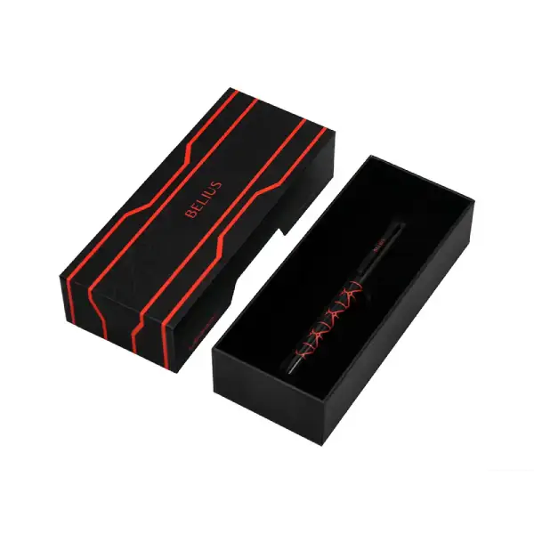 ROLLER BELIUS LEGANCY ALUMINIO DISEÑO TRIANGULO ROJO CUERPO NEGRO TINTA AZUL BB361 171517 ROLLER BELIUS LEGANCY ALUMINIO DISEÑO TRIANGULO ROJO CUERPO NEGRO TINTA AZUL BB361 171517