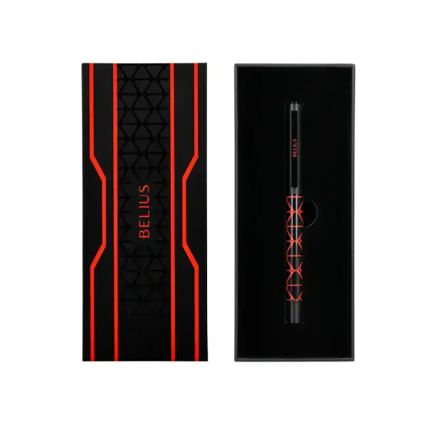 ROLLER BELIUS LEGANCY ALUMINIO DISEÑO TRIANGULO ROJO CUERPO NEGRO TINTA AZUL BB361 171517 ROLLER BELIUS LEGANCY ALUMINIO DISEÑO TRIANGULO ROJO CUERPO NEGRO TINTA AZUL BB361 171517