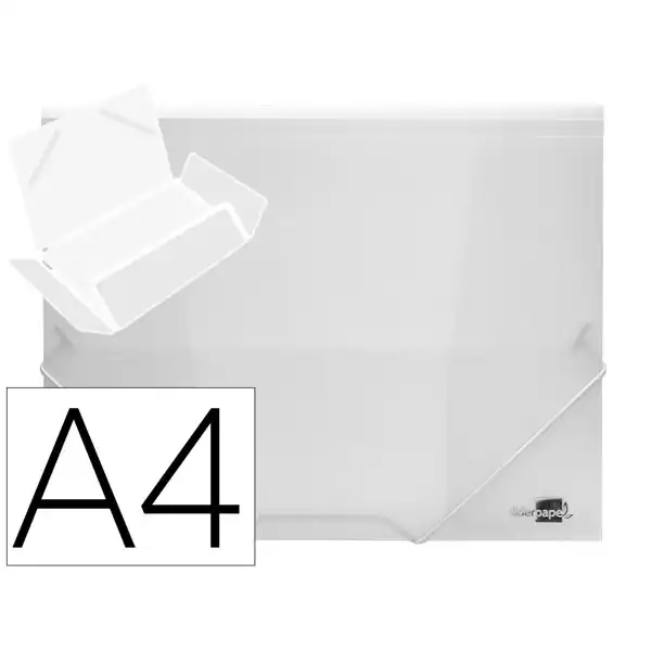 CARPETA LIDERPAPEL GOMAS SOLAPAS 34964 PP DIN A4 TRANSPARENTE TRANSLUCIDO CG71 19996 CARPETA LIDERPAPEL GOMAS SOLAPAS 34964 PP DIN A4 TRANSPARENTE TRANSLUCIDO CG71 19996