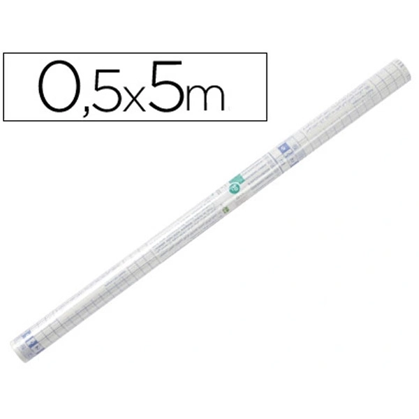 ROLLO PLASTICO ADHESIVO LIDERPAPEL 0.50X5 MT 50 MC FORRALIBROS REMOVIBLE AD07 20286 ROLLO PLASTICO ADHESIVO LIDERPAPEL 0.50X5 MT 50 MC FORRALIBROS REMOVIBLE AD07 20286
