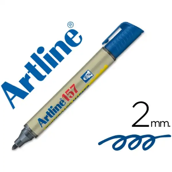 ROTULADOR ARTLINE PIZARRA EK-157 AZUL P. REDONDA 2 MM EK-157 A 22097 ROTULADOR ARTLINE PIZARRA EK-157 AZUL P. REDONDA 2 MM EK-157 A 22097