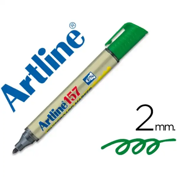 ROTULADOR ARTLINE PIZARRA EK-157 VERDE P. REDONDA 2 MM EK-157 V 22098 ROTULADOR ARTLINE PIZARRA EK-157 VERDE P. REDONDA 2 MM EK-157 V 22098