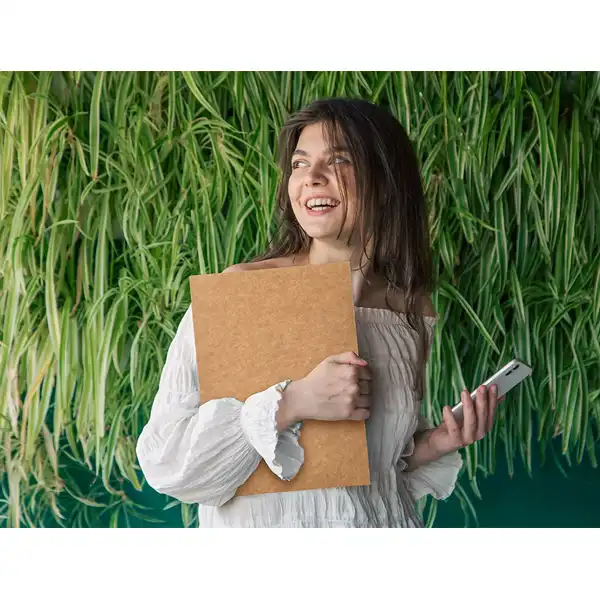 SUBCARPETA LIDERPAPEL Fº KRAFT INTERIOR BLANCO 240G/M2 SC24 23657