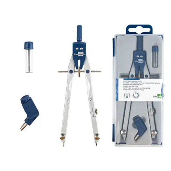 COMPAS LIDERPAPEL MICROMETRICO CON ADAPTADOR MP04 23870 COMPAS LIDERPAPEL MICROMETRICO CON ADAPTADOR MP04 23870