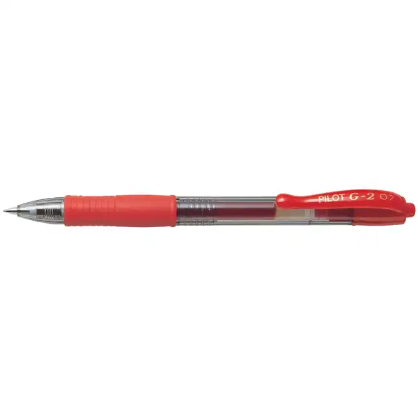 BOLIGRAFO PILOT G-2 0,7 MM. RETRACTIL ROJO 24727 (NG2R) BOLIGRAFO PILOT G-2 0,7 MM. RETRACTIL ROJO 24727 (NG2R)