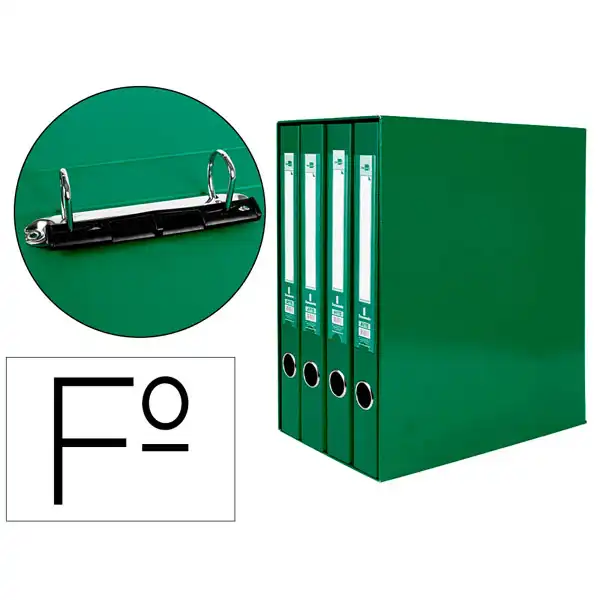 MODULO LIDERPAPEL 4 ARCHIVADORES Fº 2 ANILLAS MIXTAS 25MM VERDE MD44 25070 MODULO LIDERPAPEL 4 ARCHIVADORES Fº 2 ANILLAS MIXTAS 25MM VERDE MD44 25070