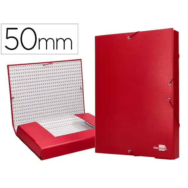 CARPETA PROYECTOS LIDERPAPEL Fº LOMO 50MM CARTON FORRADO ROJA PY54 25285 CARPETA PROYECTOS LIDERPAPEL Fº LOMO 50MM CARTON FORRADO ROJA PY54 25285