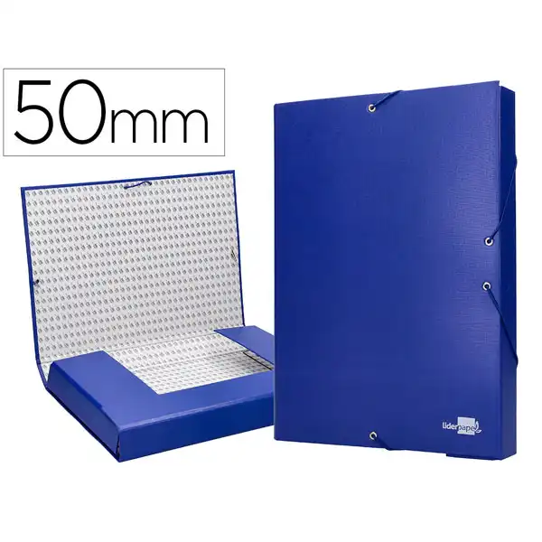 CARPETA PROYECTOS LIDERPAPEL Fº LOMO 50MM CARTON FORRADO AZUL PY51 25286 CARPETA PROYECTOS LIDERPAPEL Fº LOMO 50MM CARTON FORRADO AZUL PY51 25286