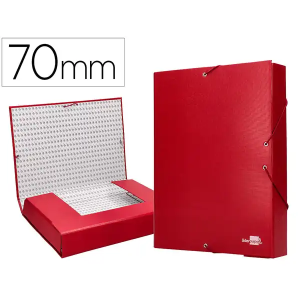 CARPETA PROYECTOS LIDERPAPEL Fº LOMO 70MM CARTON FORRADO ROJA PY74 25290 CARPETA PROYECTOS LIDERPAPEL Fº LOMO 70MM CARTON FORRADO ROJA PY74 25290