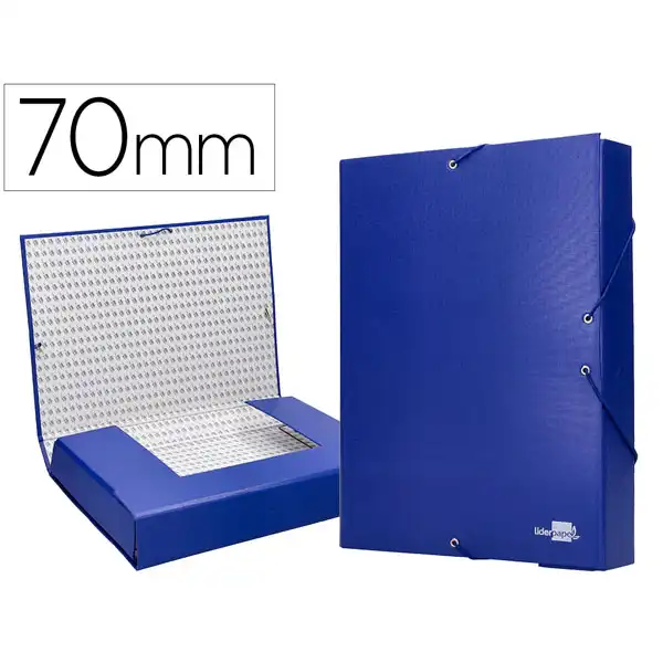 CARPETA PROYECTOS LIDERPAPEL Fº LOMO 70MM CARTON FORRADO AZUL PY71 25291 CARPETA PROYECTOS LIDERPAPEL Fº LOMO 70MM CARTON FORRADO AZUL PY71 25291