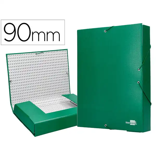 CARPETA PROYECTOS LIDERPAPEL Fº LOMO 90MM CARTON FORRADO VERDE PY95 25294 CARPETA PROYECTOS LIDERPAPEL Fº LOMO 90MM CARTON FORRADO VERDE PY95 25294