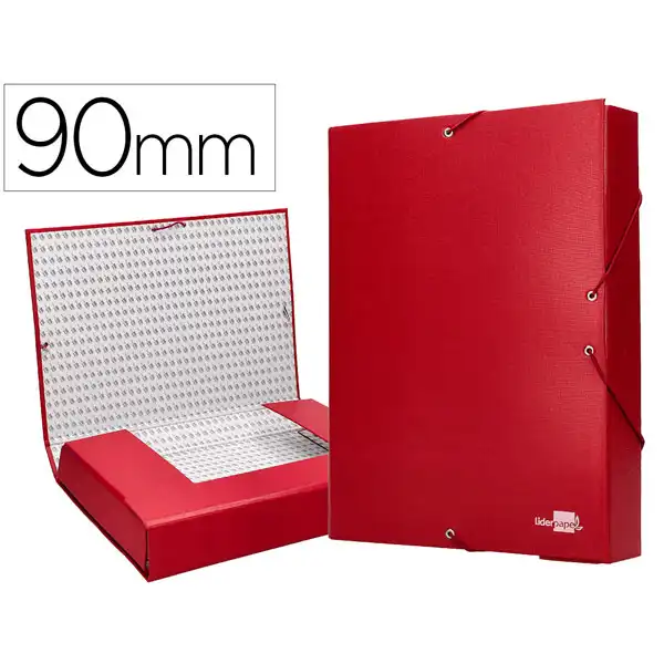 CARPETA PROYECTOS LIDERPAPEL Fº LOMO 90MM CARTON FORRADO ROJA PY94 25295 CARPETA PROYECTOS LIDERPAPEL Fº LOMO 90MM CARTON FORRADO ROJA PY94 25295