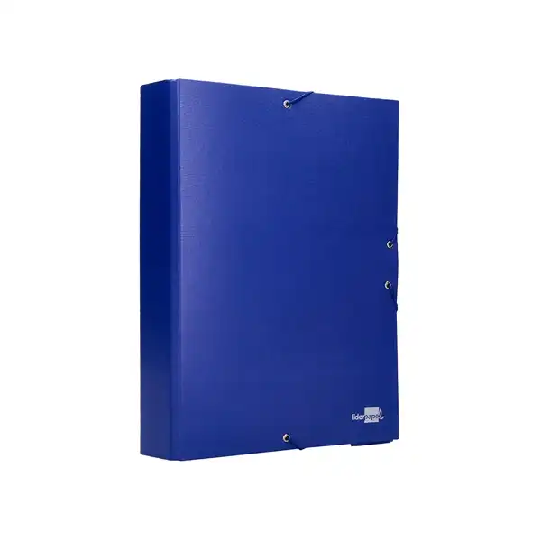 CAJA DE PROYECTOS Fº LOMO 9 CARTON FORRADO AZUL LIDERPAPEL PY91 25296 CAJA DE PROYECTOS Fº LOMO 9 CARTON FORRADO AZUL LIDERPAPEL PY91 25296