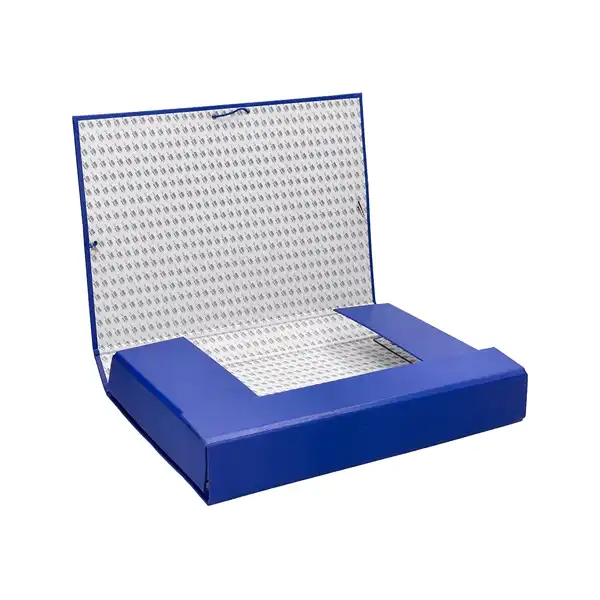 CAJA DE PROYECTOS Fº LOMO 9 CARTON FORRADO AZUL LIDERPAPEL PY91 25296 CAJA DE PROYECTOS Fº LOMO 9 CARTON FORRADO AZUL LIDERPAPEL PY91 25296