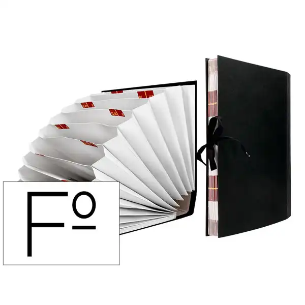 CARPETA FUELLE LIDERPAPEL Fº CARTON FORRADO NEGRA FU02 25588 CARPETA FUELLE LIDERPAPEL Fº CARTON FORRADO NEGRA FU02 25588