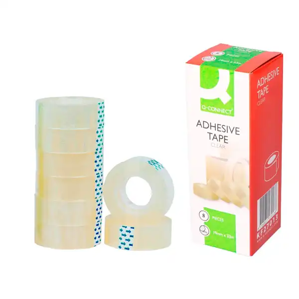 CINTA ADHESIVA Q-CONNECT TRANSPARENTE 33 MT X 19 MM KF27013 25931 CINTA ADHESIVA Q-CONNECT TRANSPARENTE 33 MT X 19 MM KF27013 25931
