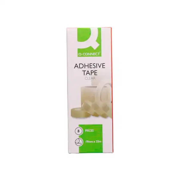 CINTA ADHESIVA Q-CONNECT TRANSPARENTE 33 MT X 19 MM KF27013 25931 CINTA ADHESIVA Q-CONNECT TRANSPARENTE 33 MT X 19 MM KF27013 25931