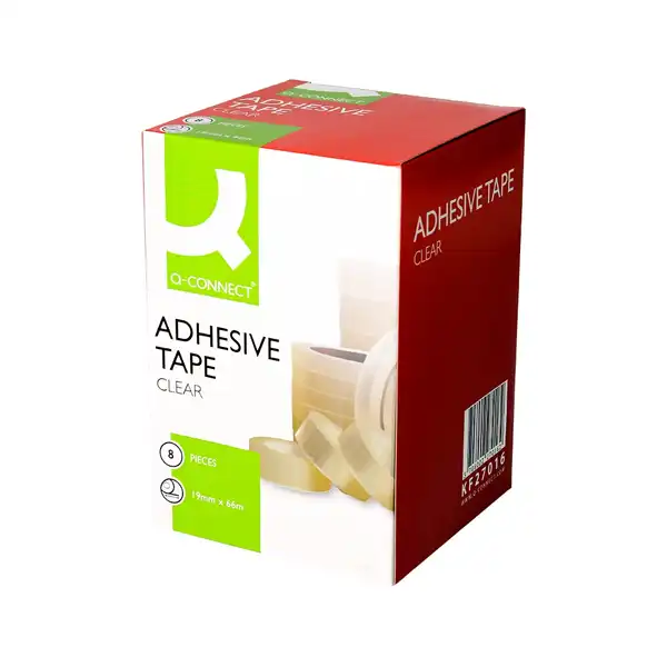 CINTA ADHESIVA Q-CONNECT TRANSPARENTE 66 MT X 19 MM KF27016 25932 CINTA ADHESIVA Q-CONNECT TRANSPARENTE 66 MT X 19 MM KF27016 25932