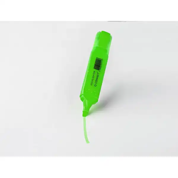 ROTULADOR Q-CONNECT FLUORESCENTE VERDE PUNTA BISELADA KF01113 26006