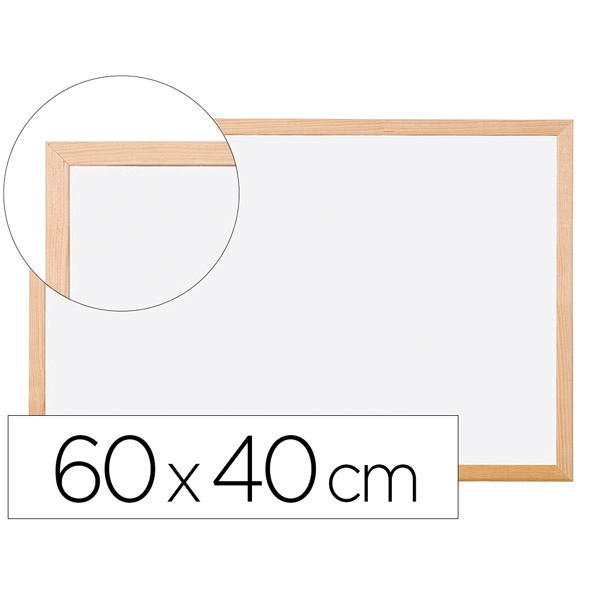 PIZARRA BLANCA Q-CONNECT MELAMINA MARCO DE MADERA 60X40 CM KF03570 26353 PIZARRA BLANCA Q-CONNECT MELAMINA MARCO DE MADERA 60X40 CM KF03570 26353