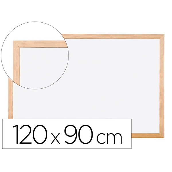 PIZARRA BLANCA Q-CONNECT MELAMINA MARCO DE MADERA 120X90 CM KF03572 26355 PIZARRA BLANCA Q-CONNECT MELAMINA MARCO DE MADERA 120X90 CM KF03572 26355
