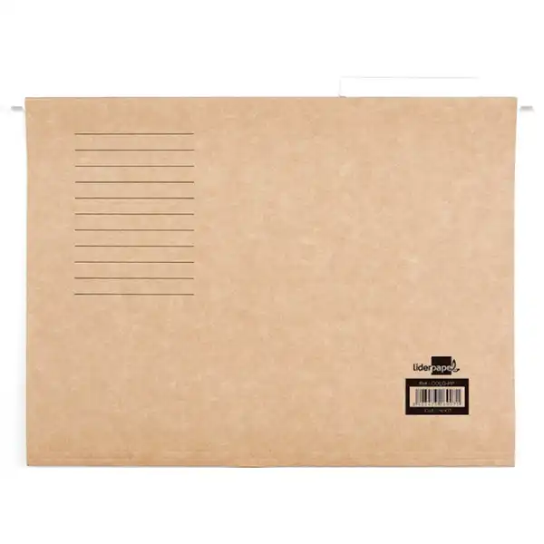 CARPETA COLGANTE LIDERPAPEL A4 KRAFT SF02 26906 CARPETA COLGANTE LIDERPAPEL A4 KRAFT SF02 26906