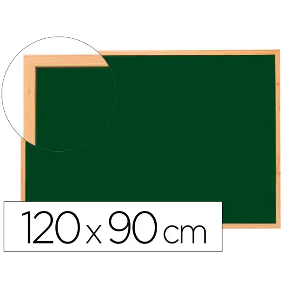 PIZARRA VERDE Q-CONNECT MARCO DE MADERA 120X90 CM SIN REPISA KF03586 27525 PIZARRA VERDE Q-CONNECT MARCO DE MADERA 120X90 CM SIN REPISA KF03586 27525