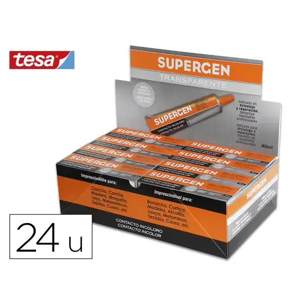 PEGAMENTO SUPERGEN CONTACTO 40 ML UNIDAD 62600-00000-04 28027 PEGAMENTO SUPERGEN CONTACTO 40 ML UNIDAD 62600-00000-04 28027
