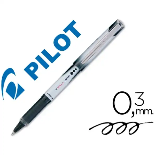 BOLIGRAFO PILOT V-BALL GRIP 0,5 TINTA LIQUIDA NEGRO 28450 BOLIGRAFO PILOT V-BALL GRIP 0,5 TINTA LIQUIDA NEGRO 28450