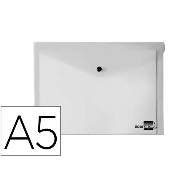 CARPETA LIDERPAPEL DOSSIER BROCHE 34354 PP DIN A5 TRANSPARENTE DS21 28983 CARPETA LIDERPAPEL DOSSIER BROCHE 34354 PP DIN A5 TRANSPARENTE DS21 28983