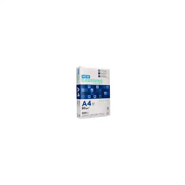 PAPEL FOTOCOPIADORA LIDERPAPEL GREENING A4 80 GRAMOS PAQ. DE 500 HJ FT01 29591 PAPEL FOTOCOPIADORA LIDERPAPEL GREENING A4 80 GRAMOS PAQ. DE 500 HJ FT01 29591