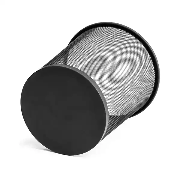 PAPELERA METALICA Q-CONNECT NEGRA REJILLA 295X345MM KF00871 29616 29616