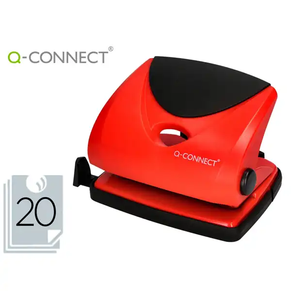 TALADRADOR Q-CONNECT KF-02156 ROJO APERTURA 2MM CAPACIDAD 20HJ (31638) TALADRADOR Q-CONNECT KF-02156 ROJO APERTURA 2MM CAPACIDAD 20HJ (31638)